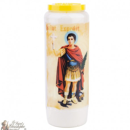 Candles Novena - White - "Saint Expeditus 2"