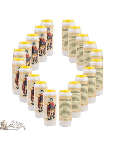 Bougies Neuvaines à Saint Expedit - prière Français