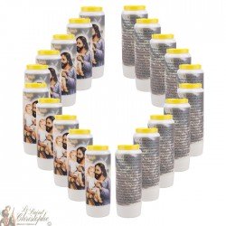 Candles Novena to Saint Joseph model 2 - french prayer