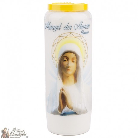 Candles Novena - White - "Virgin of Banneux" (French)