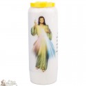 Novena de velas dedicada a Cristo Misericordioso - modelo 2