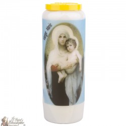Candles Novenas to The Virgin Mary model 5 - French Prayer