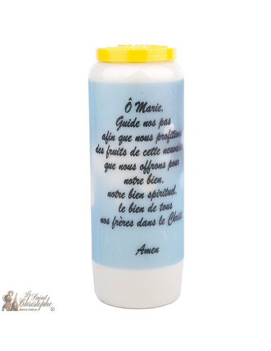 Bougies Neuvaines à  la vierge marie - prière francais