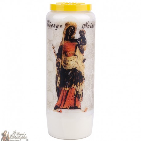 Bougies Neuvaines à la vierge noire  - prière  français