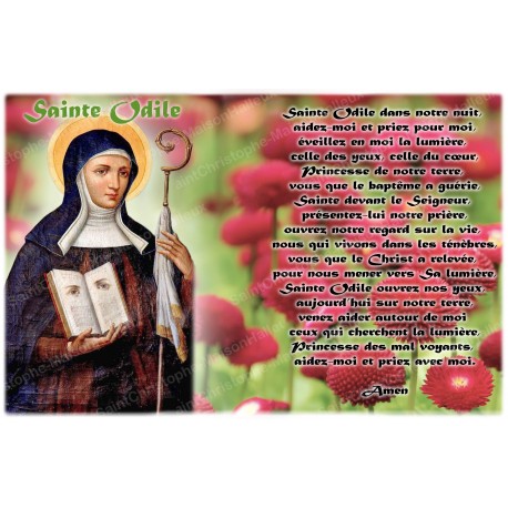 Sainte Odile - Autocollant 