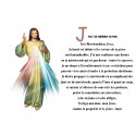 Novena Candle Sticker with Prayer - Merciful Christ 1