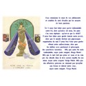 sticker with French  prayer - Our Lady at the rempart