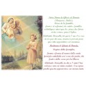 sticker with French  prayer - Our Lady from Ghiaie di Bonate