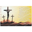 Novena Candle Sticker with Prayer - Way of the Cross