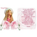 Sticker of novena candle with prayer- Hail Mary 2