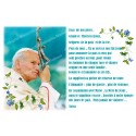 Novena Candle Sticker with Prayer - John Paul II