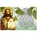 Sticker of novena candle with prayer- jesus 1