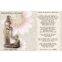 sticker with French  prayer - Our Lady of liberation