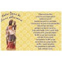 Novena candle sticker with prayer - Our Lady of Good Deliverance