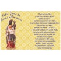 sticker with French  prayer - Our Lady of Good deliverance