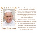 Sticker voor noveenkaars met gebed - Paus Franciscus 2
