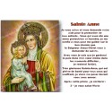 Adesivo per candela votiva con preghiera - Sant'Anna