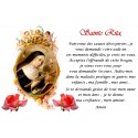 Sticker voor noveenkaars met gebed - Heilige Rita 2