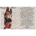Novena candle sticker with prayer - Black Madonna