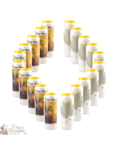 Candles Novena - White - "Archangel Saint Michael" (French)