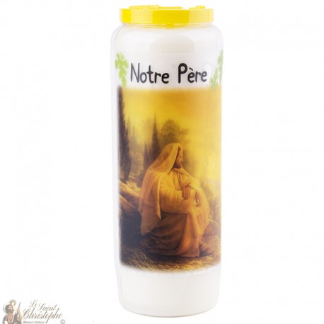 Bougies Neuvaines à Notre Père - prière  français