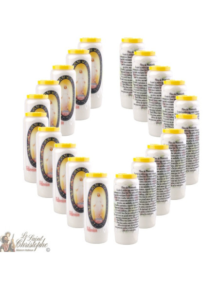 Candles Novena - White - "Archangel Saint Michael" (French)