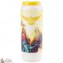 Candles Novenas tTo the Father, to the Son and to the Holy Spirit - French Prayer