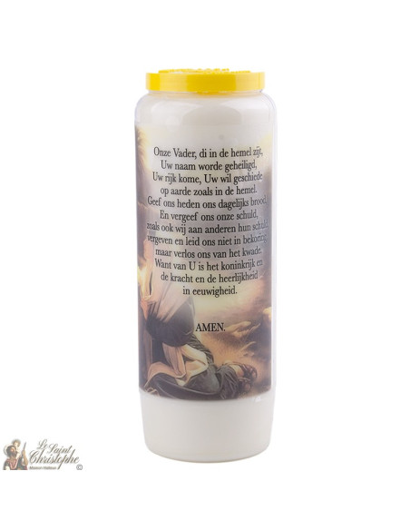 Candles Novena - White - "Archangel Saint Michael" (French)