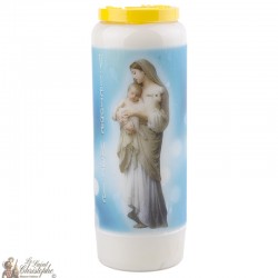 Kerzen Novenen zu jungfrau maria modell 6  - Gebet Französisch
