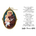 Sticker voor noveenkaars met gebed - Sint-Antonius