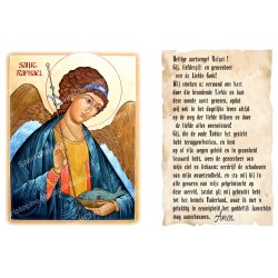 Adesivo per candela votiva con preghiera - San Raffaele 2