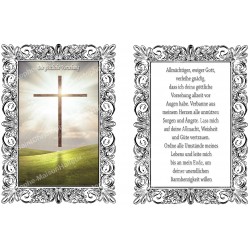 Sticker voor noveenkaars met gebed - Goddelijke Voorzienigheid