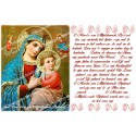 Novena candle sticker with prayer - Our Lady of Perpetual Help 2