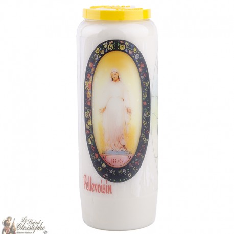 Candles Novena - White - "Mother of Mercy Pellevoisin" (French)