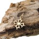 Croix Occintane plaqué or 11 mm