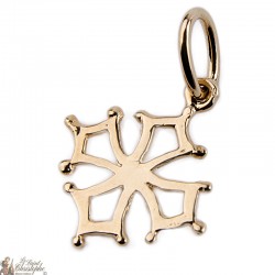 Croix Occintane plaqué or 11 mm