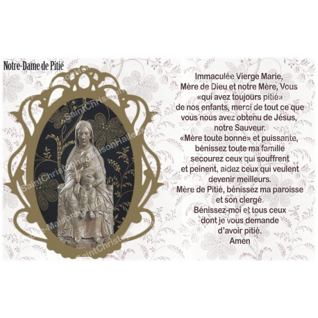 Autocollant bougie de neuvaine avec prière  - 