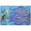sticker with german  prayer - Our Lady from Lourdes