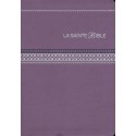 La Sainte Bible - Segond 1910 - Simili cuir mauve 