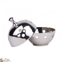 Sparkling silver ball censer