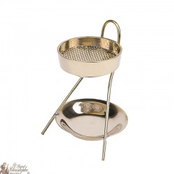 Wierookvat gouden kaars - 7.50 cm