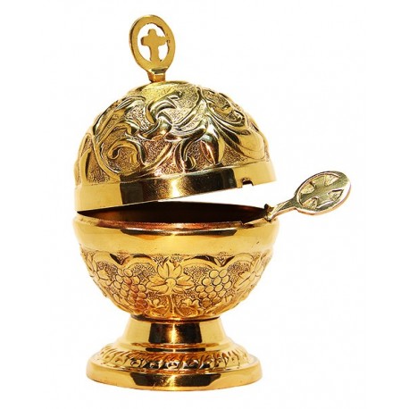  Shuttle incense container - Copper