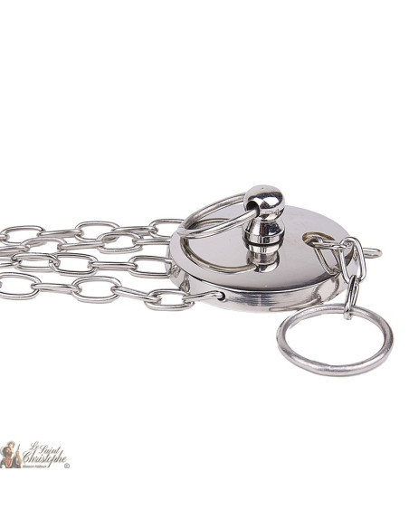 Mass Censer with chain, silver metal.