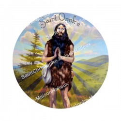 Stickers - 45mm - Saint Onuphrius - 24 pieces board