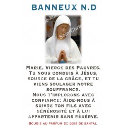 Autocollants Rectangulaires - "Banneux 2" - 8 pièces - Français