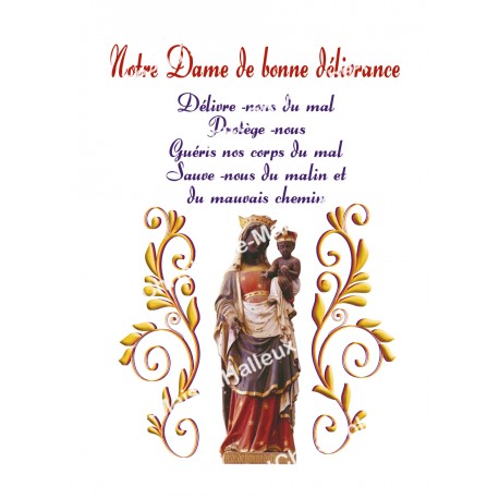 Autocollants Rectangulaires - "Notre-Dame de la bonne délivrance - 1" - 8 pièces - Français