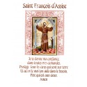 Autocollants Rectangulaires - "Saint Francois d'Assise" - 8 pièces - Français