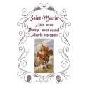 Autocollants Rectangulaires - "Saint Martin - 3" - 8 pièces - Français