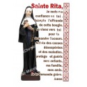 Autocollants Rectangulaires - "Sainte Rita - 1" - 8 pièces - Français