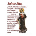 Autocollants Rectangulaires - "Sainte Rita - 3" - 8 pièces - Français